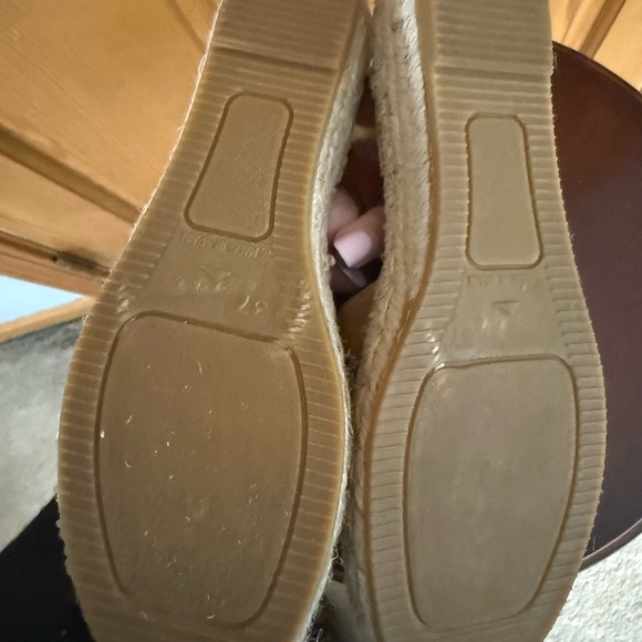 Kanna Floral Embroidered Suede Espadrille Slingback Sandals EU 37 Made in Spain - Picture 7 of 7